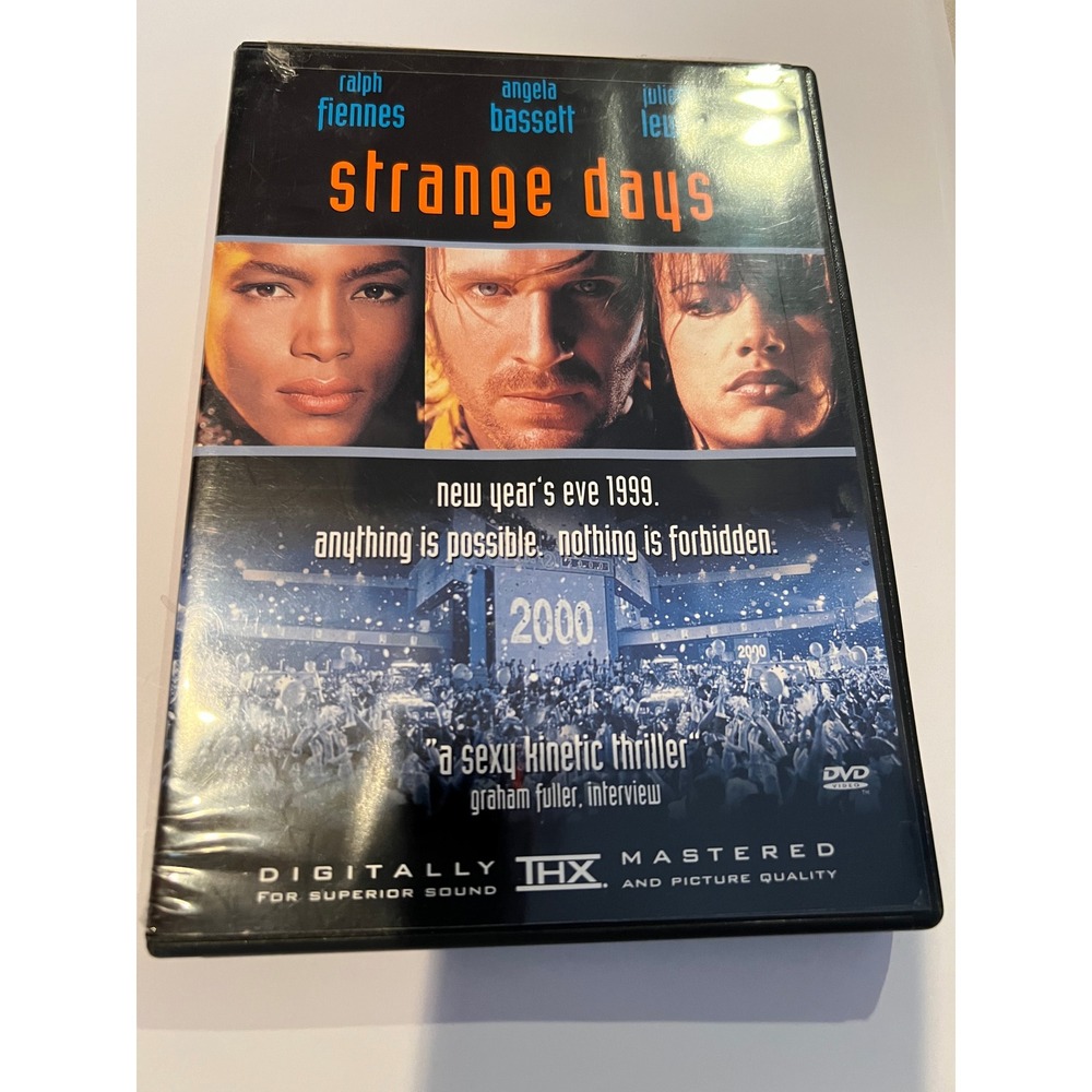 Strange Days DVD 1995 Sci-Fi Thriller Ralph Fiennes Angela Bassett Widescreen